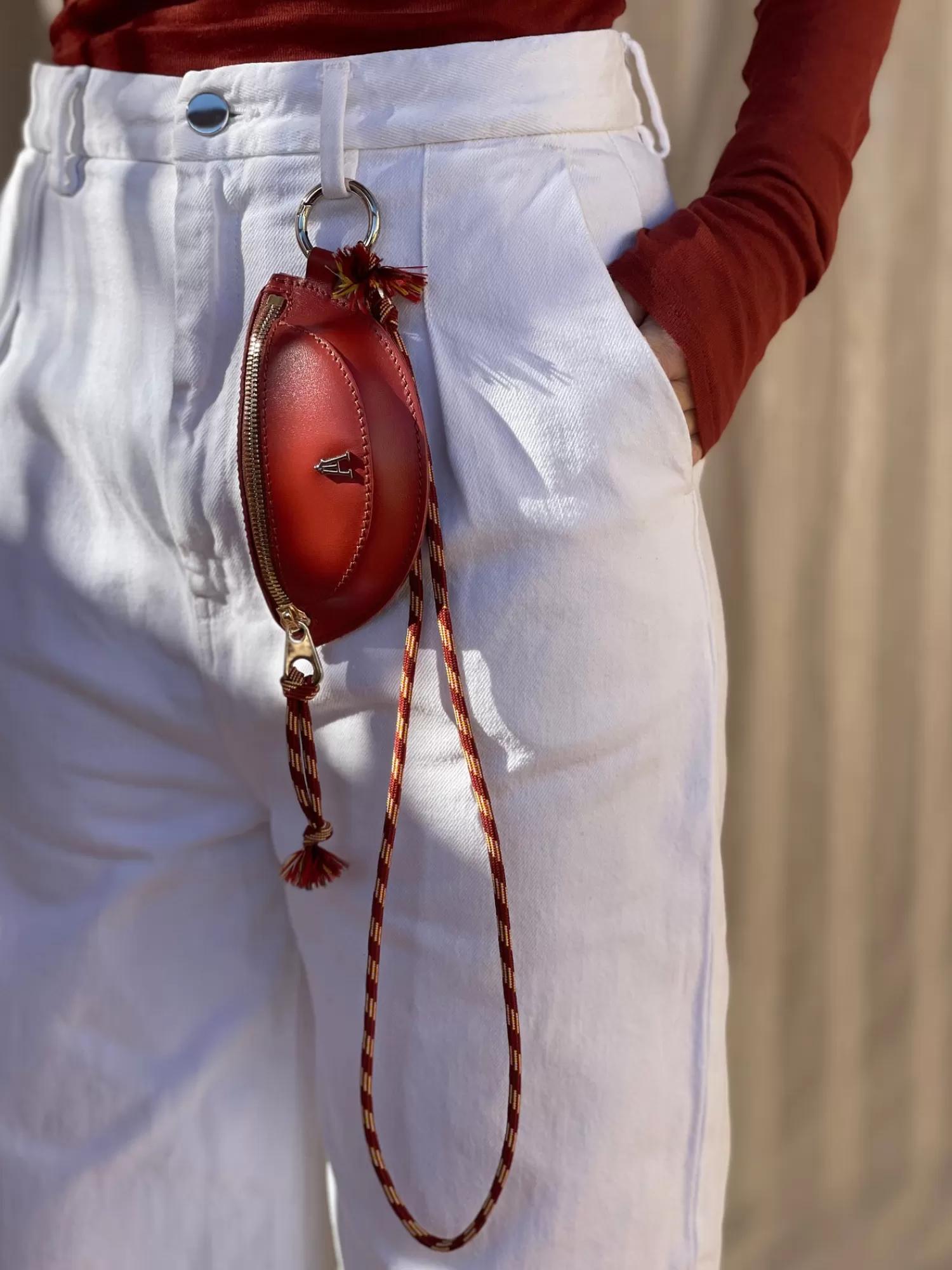 Outlet Craie Studio Etui AirPods Winou Terracotta Bordeaux