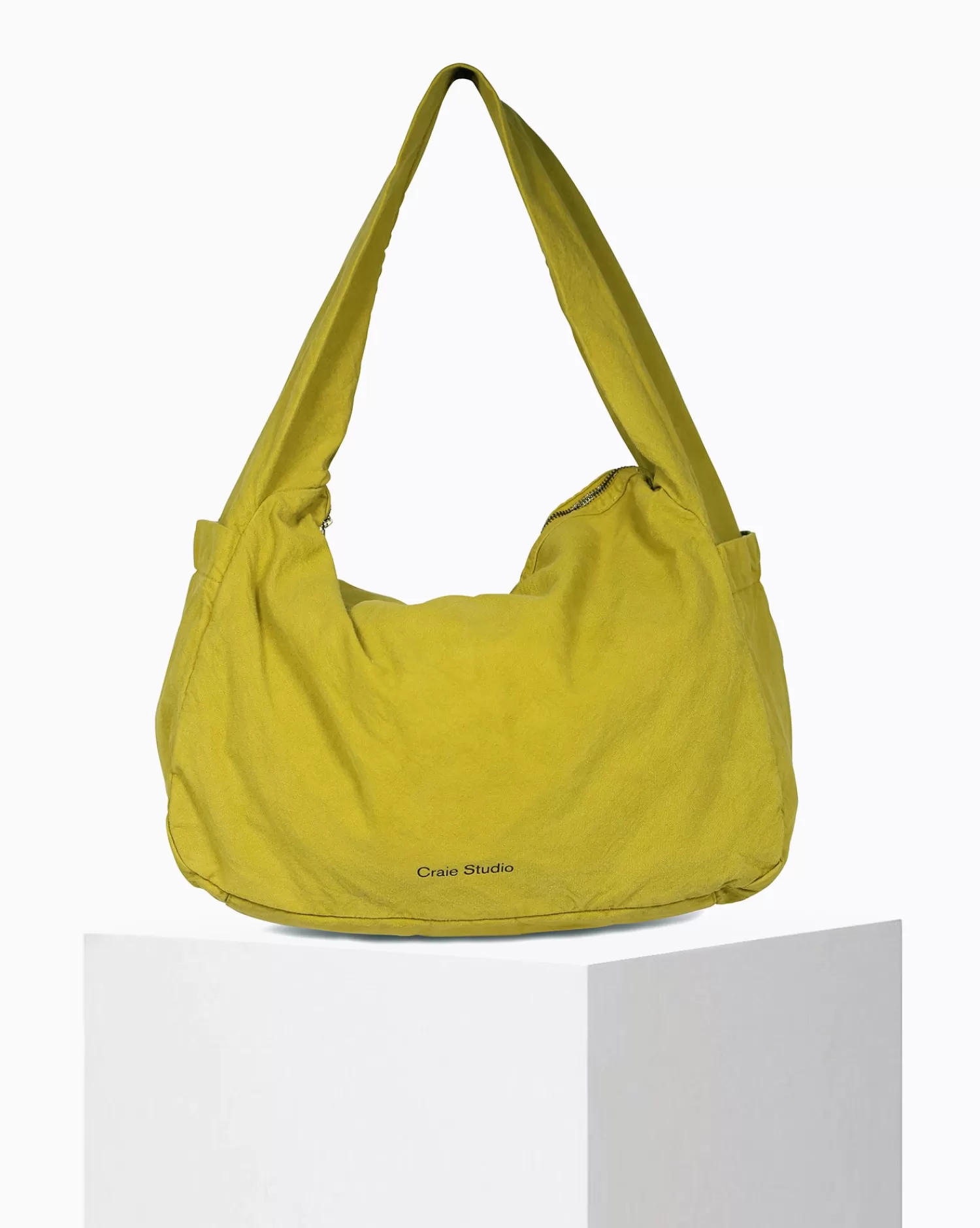 Best Craie Studio Petit sac Hobo coton Moutarde Jaune