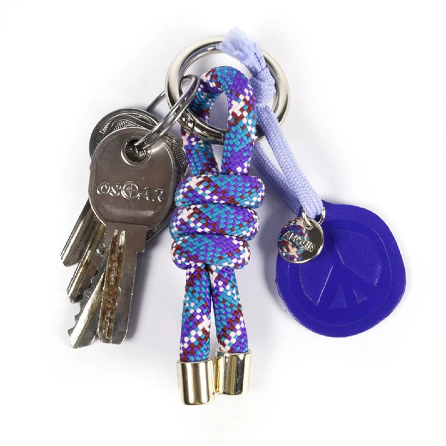 Best Craie Studio Porte Clefs Square Turquoise Bleu