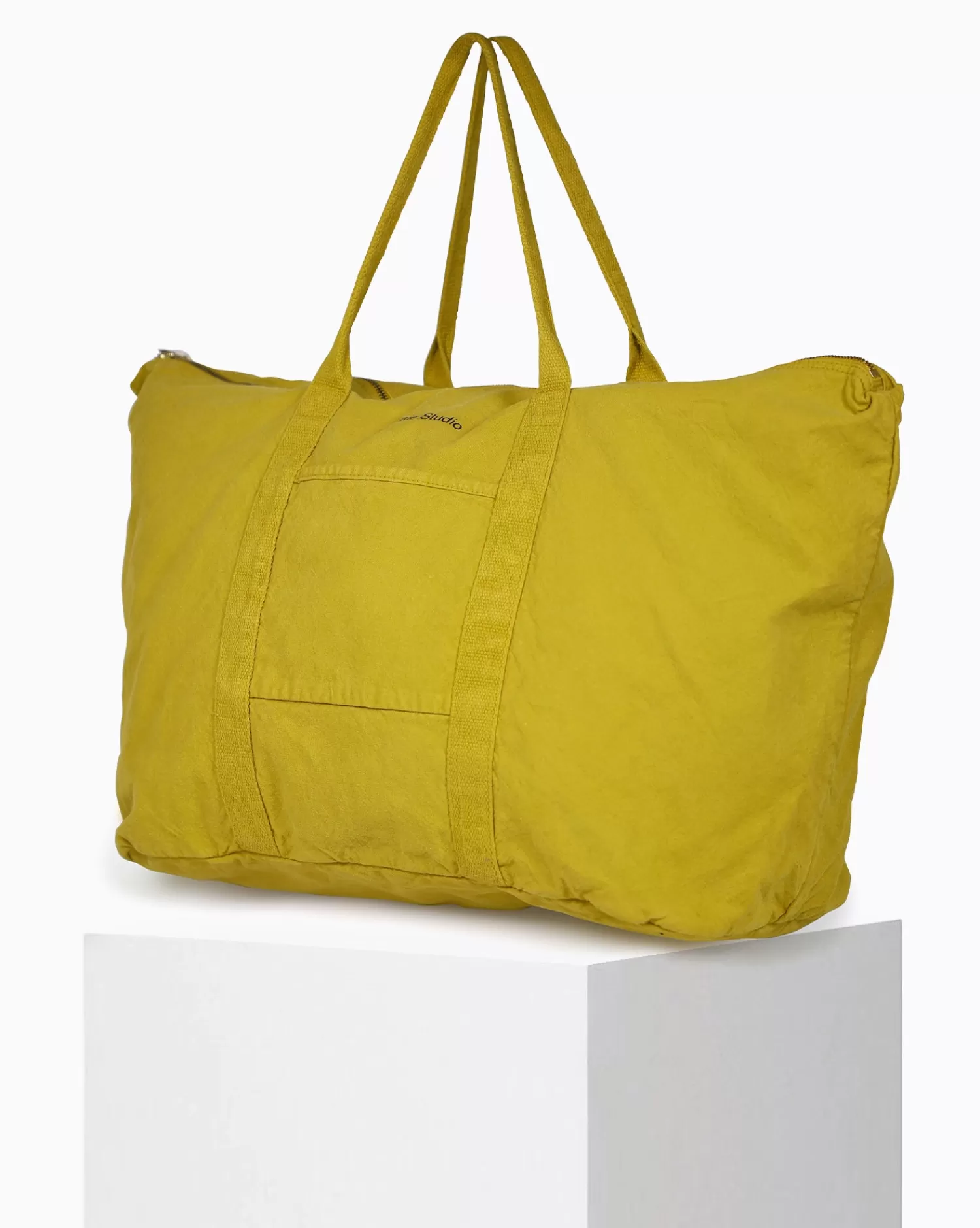 Outlet Craie Studio Sac 48H coton Moutarde Jaune