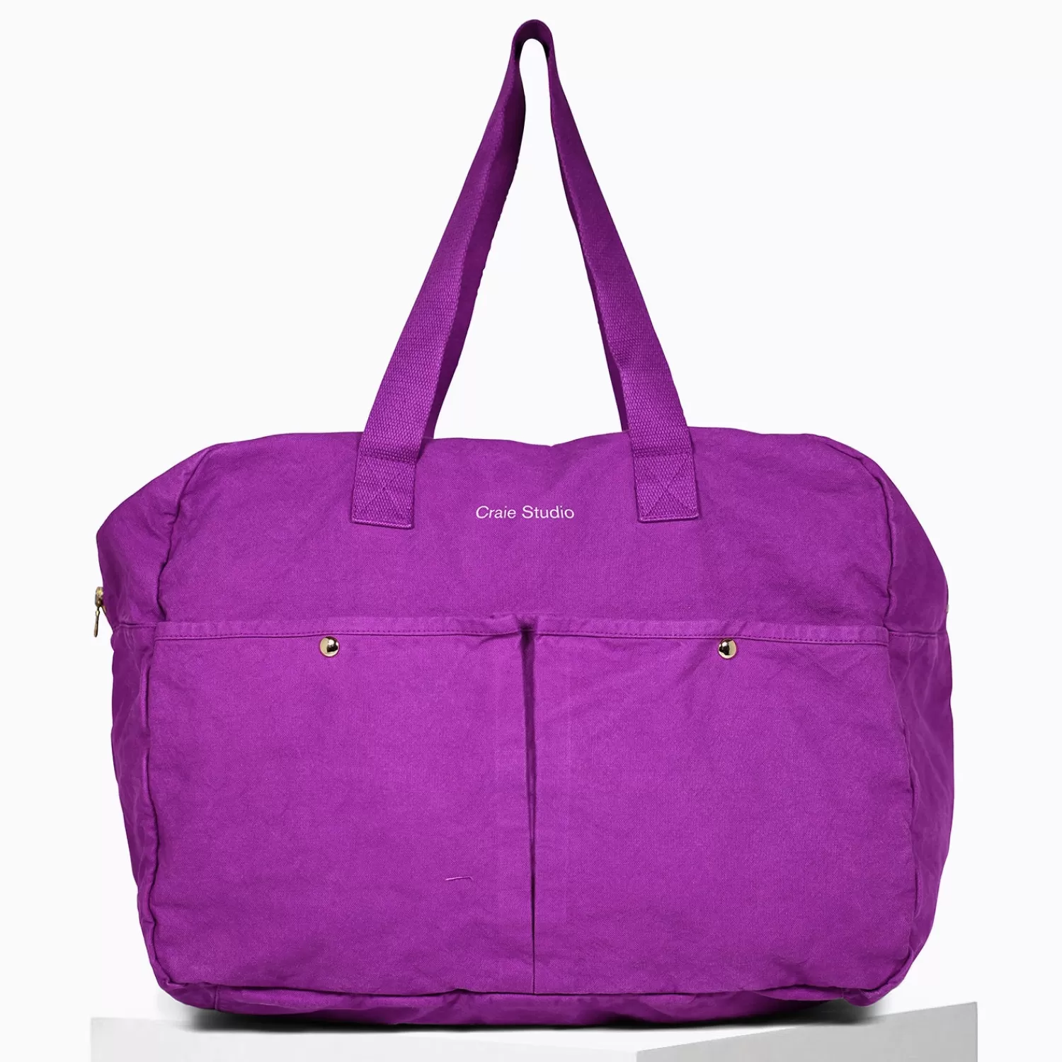 Online Craie Studio Week-end bag coton Violet