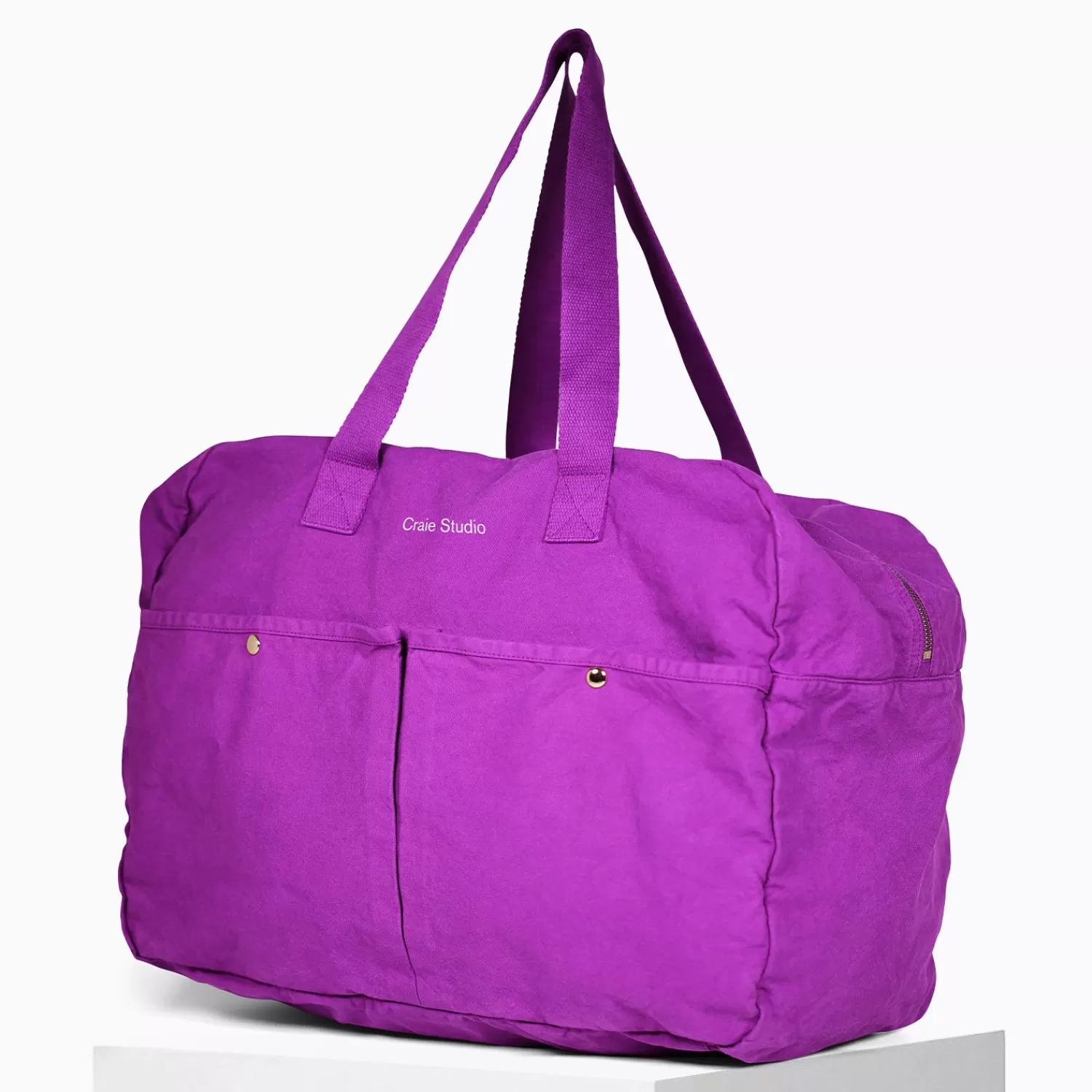 Online Craie Studio Week-end bag coton Violet